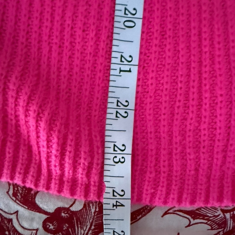 Lilly Pulitzer Nueve Sweater in Hyper Pink Size Medium - Picture 7 of 11